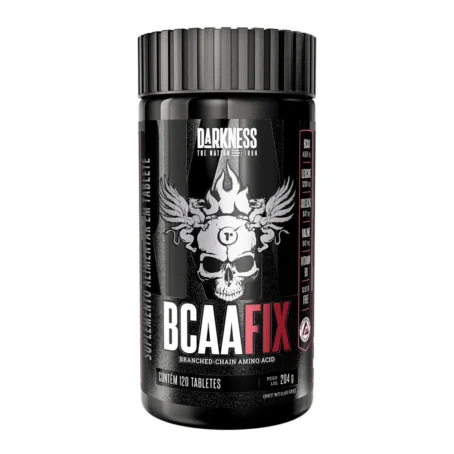 Darkness BCAA Fix 4500mg de Aminoácidos Essenciais por Dose Suporte Nutricional Avançado - 120 Tabletes