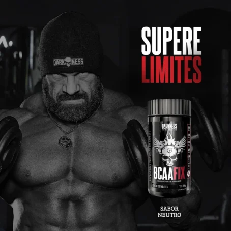 Darkness BCAA Fix 4500mg de Aminoácidos Essenciais por Dose Suporte Nutricional Avançado - 120 Tabletes - Imagem 5