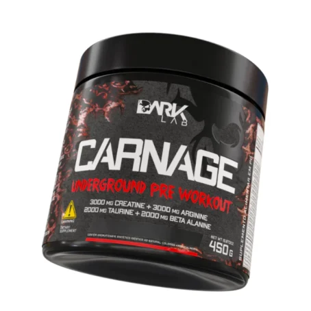 Pré-Treino Carnage Underground Pre Workout 450g Dark Lab - Imagem 5