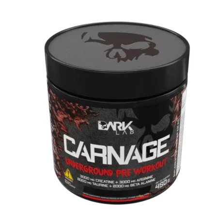 Pré-Treino Carnage Underground Pre Workout 450g Dark Lab - Imagem 3