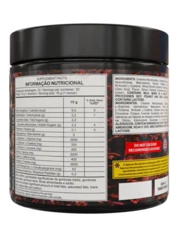 Pré-Treino Carnage Underground Pre Workout 450g Dark Lab