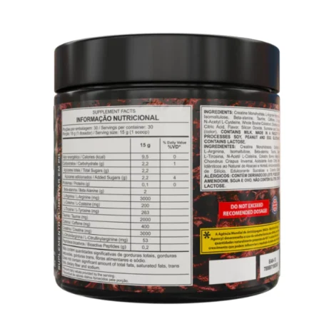 Pré-Treino Carnage Underground Pre Workout 450g Dark Lab - Imagem 2