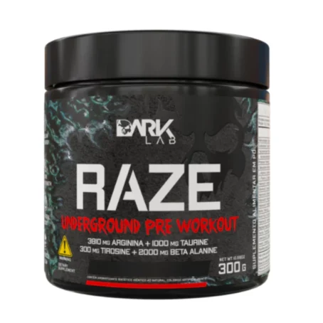 Pré-Treino Raze underground Pre Workout 300g Dark Lab - Imagem 3