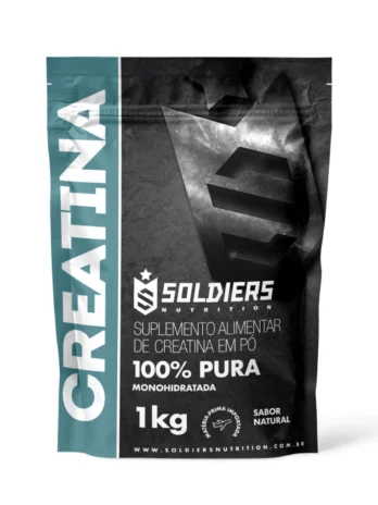 Creatina Monohidratada 1Kg – 100% Pura Importada – Soldiers Nutrition