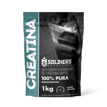 Creatina Monohidratada 1Kg - 100% Pura Importada - Soldiers Nutrition