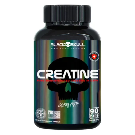CREATINE CAPS - BLACK SKULL
