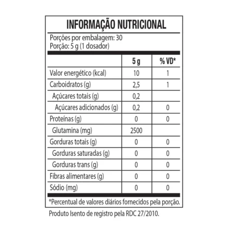 GLUTAMINE TURBO CAVEIRA PRETA - GLUTAMINA - 150G - Imagem 2