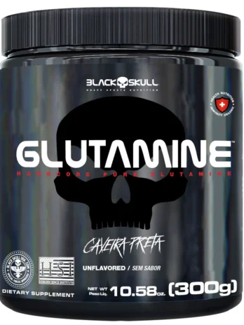GLUTAMINE CAVEIRA PRETA – GLUTAMINA – 300G
