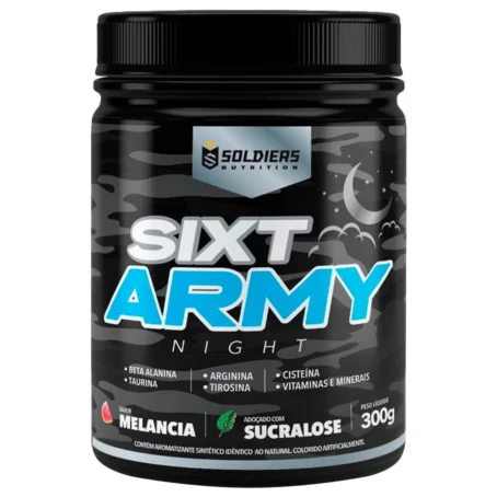 Pré-Treino Sixt Army Night 300g - Soldiers Nutrition - Imagem 3