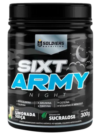 Pré-Treino Sixt Army Night 300g – Soldiers Nutrition