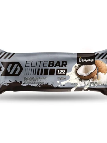 Kit: Elitebar 30g Barra De Proteína 6 UN sabor coco -Soldiers Nutrition