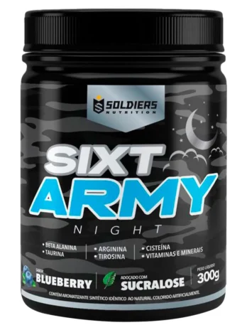 Pré-Treino Sixt Army Night 300g – Soldiers Nutrition