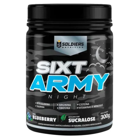 Pré-Treino Sixt Army Night 300g - Soldiers Nutrition - Imagem 2