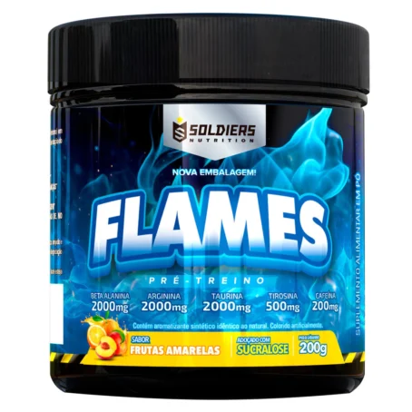 Pré-Treino Flames 200g - 100% Importado - Soldiers Nutrition - Imagem 2