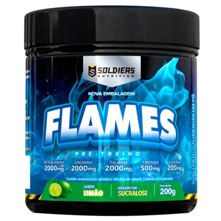 Pré-Treino Flames 200g - 100% Importado - Soldiers Nutrition - Imagem 3