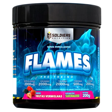 Pré-Treino Flames 200g - 100% Importado - Soldiers Nutrition - Imagem 4