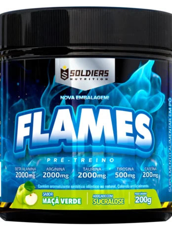 Pré-Treino Flames 200g – 100% Importado – Soldiers Nutrition