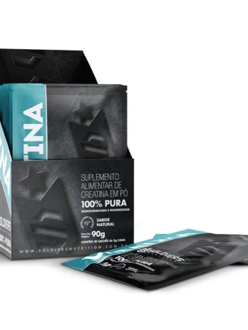 Creatina Monohidratada 30 Sachês 3g – 100% Pura Importada – Soldiers Nutrition
