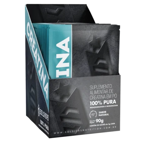 Creatina Monohidratada 30 Sachês 3g - 100% Pura Importada - Soldiers Nutrition - Imagem 4