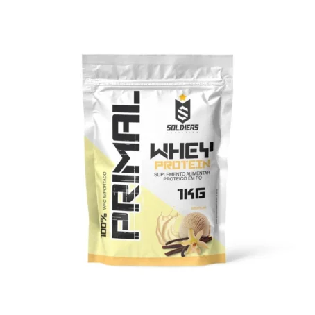 Whey Protein Primal 1Kg Baunilha- Importado - Soldiers Nutrition - Imagem 4