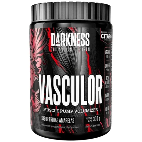 Pré Treino Vasculor Muscle Pump Volumizer Sem Cafeína Darkness 300g